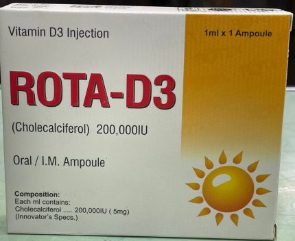 ROTA-D3 1ML 1AMPULES (VITAMIN D3) ORAL/I.M.