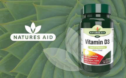 Natures Aid Vitamin D 10ug - Pack of 90 Tablets