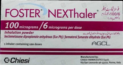 FOSTER NEXThaler 100microgram/6microgram per dose 100/6